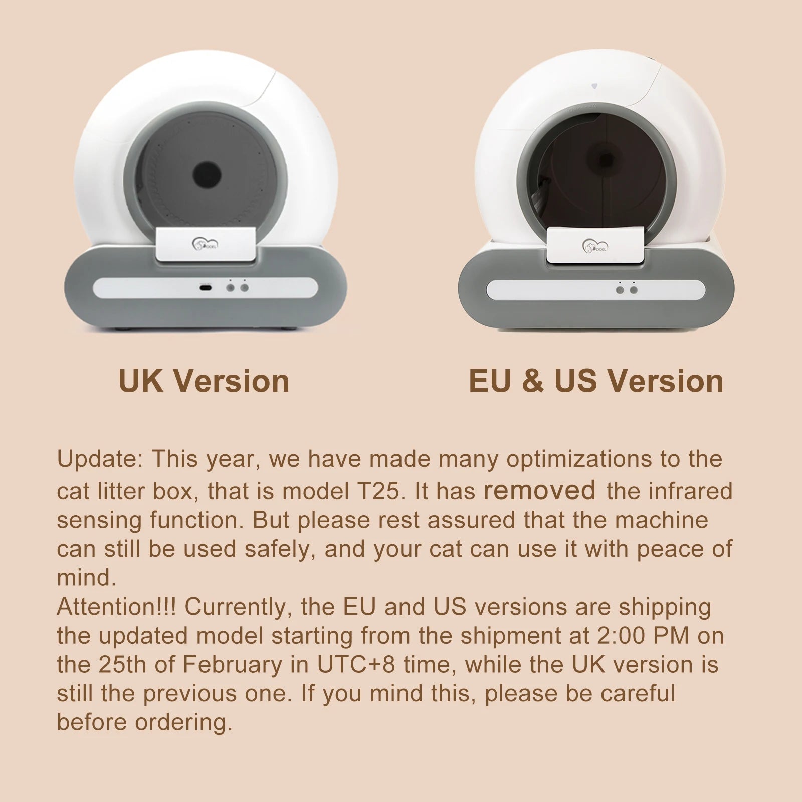 NexoraLiving SmartLitter™ 65L Self-Cleaning Cat System